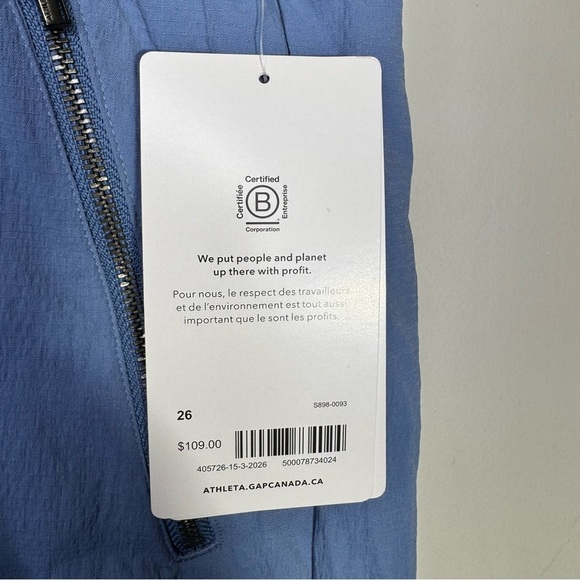 Athleta Trekkie North Jogger Blue Size 26 NWT Brand New - Picture 6 of 11